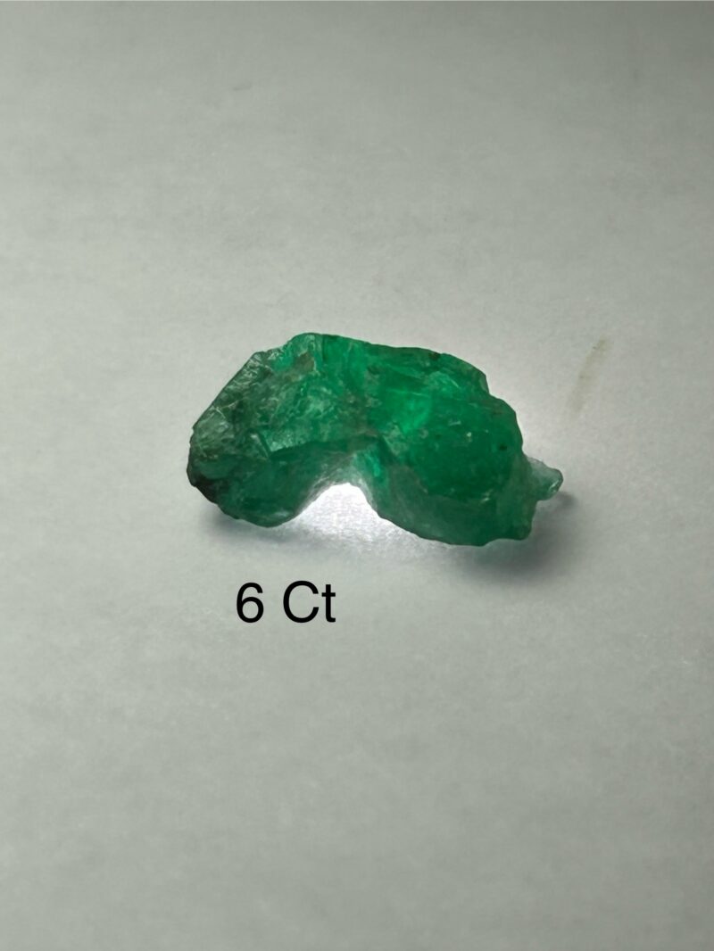 Rough Uncut Emerald A38 6ct