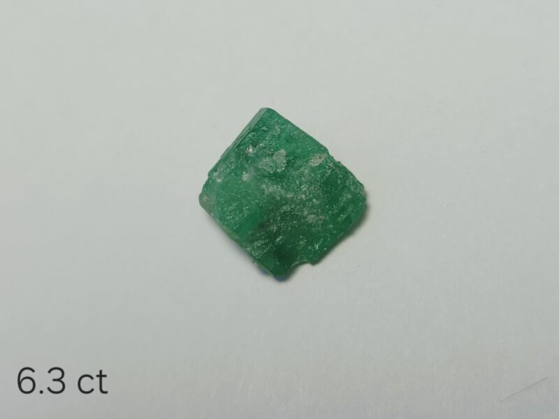 Rough Uncut Emerald A60 6.3ct