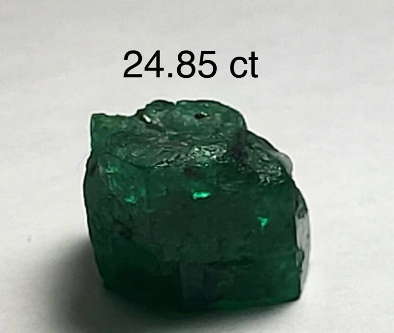 Rough Uncut Emerald 24.85 ct