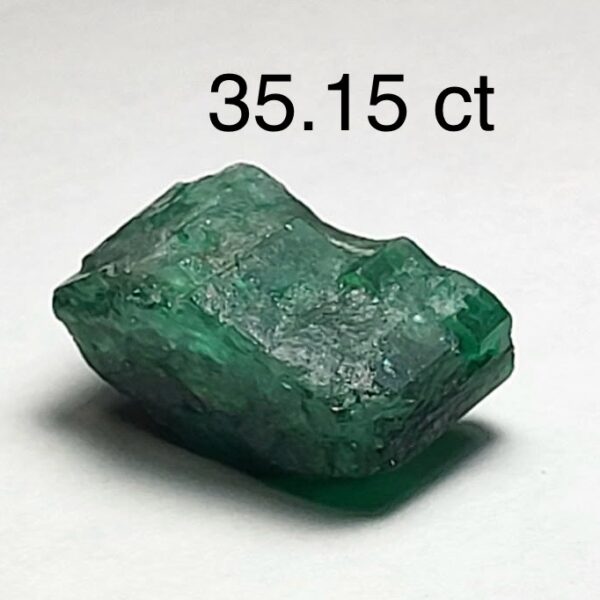 Rough Uncut Emerald 35.15 ct
