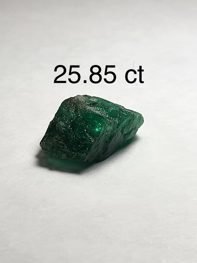 Rough Uncut Emerald 25.85 ct
