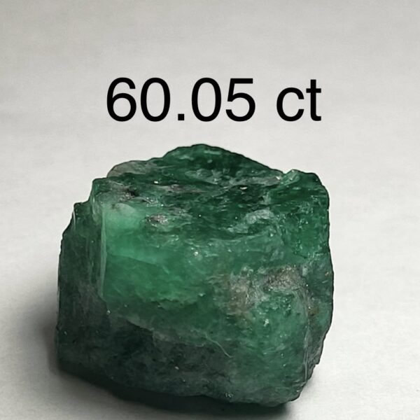 Rough Uncut Emerald 60.05 ct