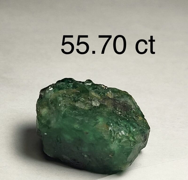 Rough Uncut Emerald 55.70 ct